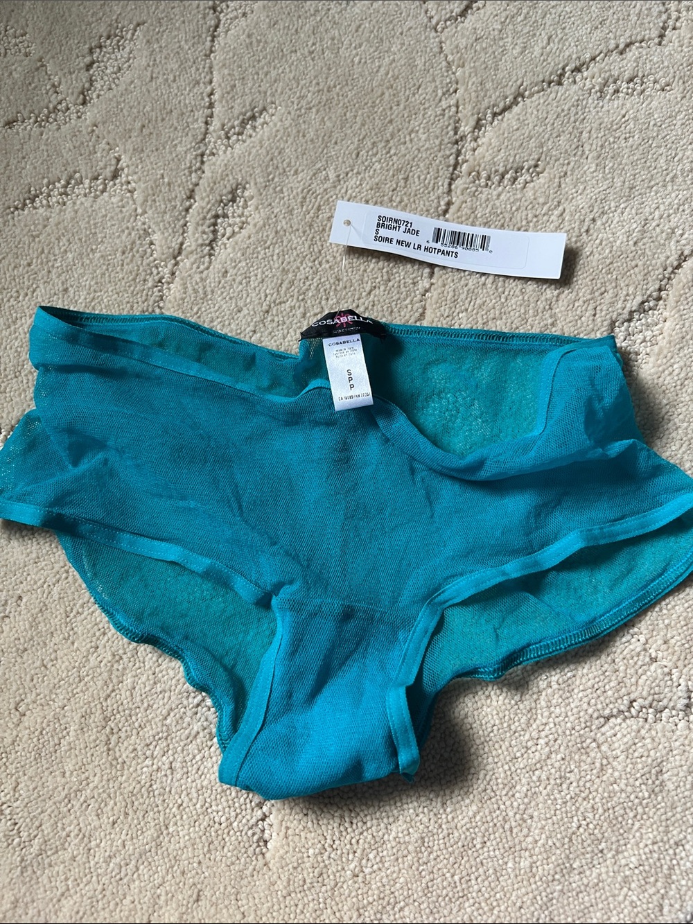 Cosabella “Soire" Hotpants Size: Small NWT Green